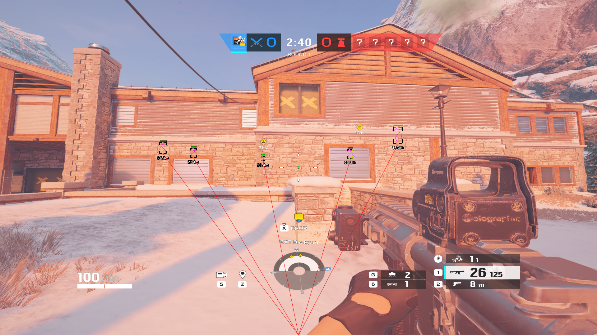 After - Rainbow Six Siege cheat comparison